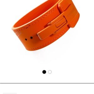 Orange Leather upper lifting belt lever
